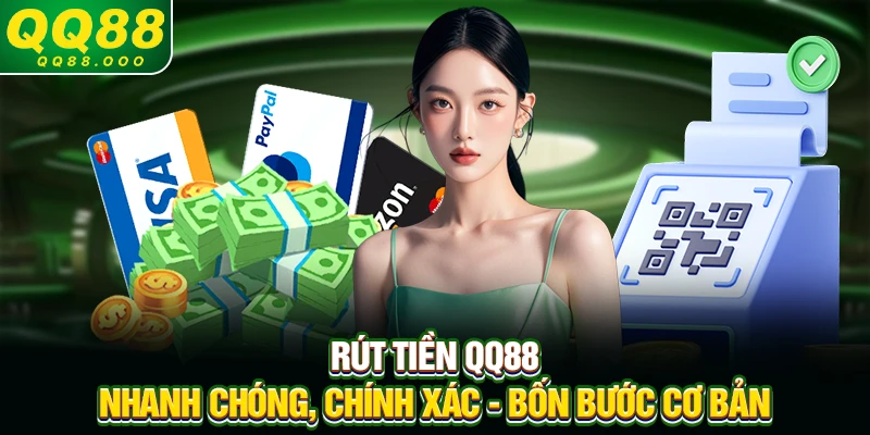 Rút tiền QQ88 nhanh chóng, chính xác - Bốn bước cơ bản